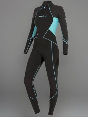 Bare Evoke 3mm Women's Full Wetsuit Aqua Size 10 NEW
